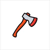 An axe icon on a white background vector