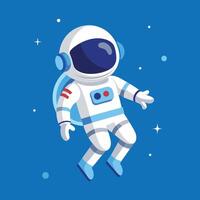 Playful Astronaut Character Art for Digital, Print, and Social Media Use vector