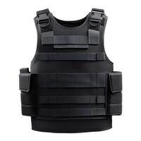 Tactical body armor designed for protection and versatility in various security situations photo