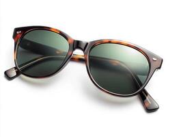 Stylish tortoiseshell sunglasses designed for a cool summer outing under bright sunlight photo