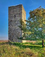 Medieval German watchtower called Blaue Warte near Wanzleben photo
