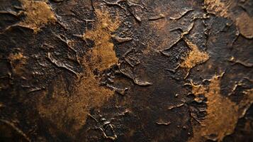 The image is of a wall with a textured, brownish-orange surface. The wall appears to be made of wood, and the texture gives it a rustic, aged look. Scene is warm and inviting photo