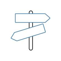 direction concept line icon. Simple element illustration. direction concept outline symbol design. vector