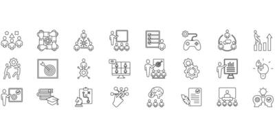 Workshop icons set. Set of editable stroke icons.Set of Workshop vector