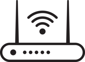 wireless router repeater icon for graphic design, logo, web site, social media, mobile app, ui illustration png