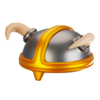 3d rendering adventure game icon concept. 3d render war helmet icon png
