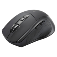 Wireless Ergonomic Computer Mouse with Black Matte Finish and Textured Grip png