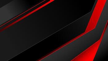 Abstract Red and Black Geometric Background vector