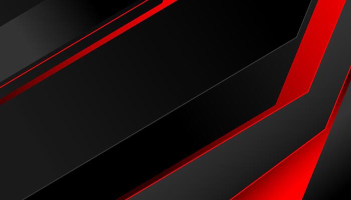 Abstract Red and Black Geometric Background