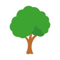 Cartoon Tree Clip Art with Simple Design vector