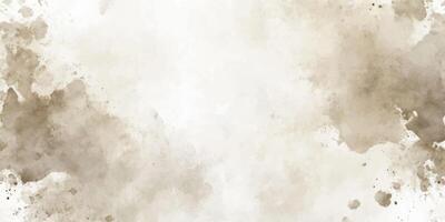 Abstract horizontal watercolor background. Hand drawn texture watercolor in brown splatter vector