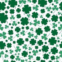 seamless pattern abstract leaf clover background vector