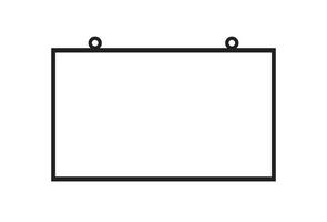 Design template whiteboard with blank background vector