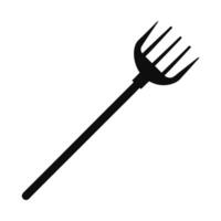 a black and white illustration of a fork vector