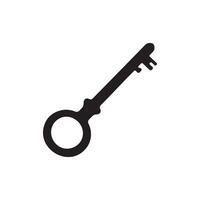 A key for padlock icon on white background vector