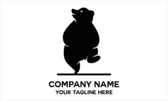 bear animal silhouette vector
