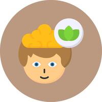 Lotus Flat Circle Style Icon vector