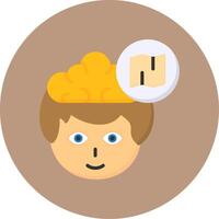 Map Flat Circle Style Icon vector