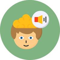 Volume Flat Circle Style Icon vector
