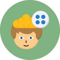 More Flat Circle Style Icon vector