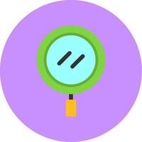 Search Flat Circle Style Icon vector
