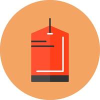 Tags Flat Circle Style Icon vector