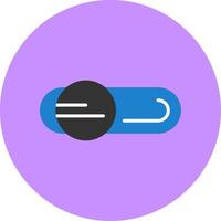 Settings Flat Circle Style Icon vector