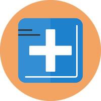 Add Flat Circle Style Icon vector