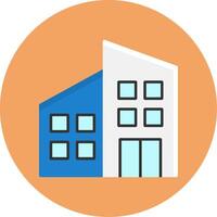 Office Flat Circle Style Icon vector