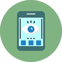 View Flat Circle Style Icon vector