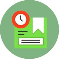 Shipping Flat Circle Style Icon vector