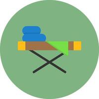 Ironing board Flat Circle Style Icon vector