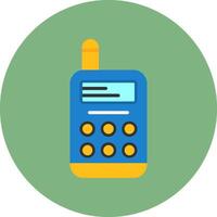 Baby monitor Flat Circle Style Icon vector