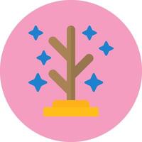 Coat rack Flat Circle Style Icon vector