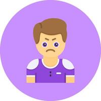 Envy Flat Circle Style Icon vector