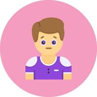 Hope Flat Circle Style Icon vector
