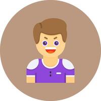 Pride Flat Circle Style Icon vector