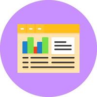 Traffic Flat Circle Icon Style vector