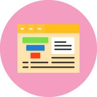 Conversion Flat Circle Icon Style vector
