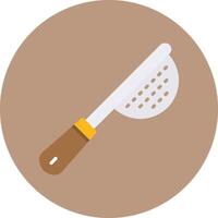 Sieve Flat Circle Style Icon vector