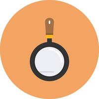 Pan Flat Circle Style Icon vector