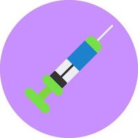 Syringe Flat Icon for Creative Projects vector
