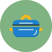 Pot Flat Icon for Creative Projects vector