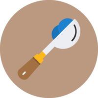 Scoop Flat Circle Style Icon vector