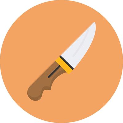 Blade Flat Circle Style Icon