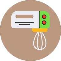 Mixer Flat Icon for Creative Projects vector