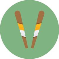 Chopsticks Flat Icon for Creative Projects vector