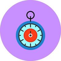 Timer Flat Icon for Creative Projects vector