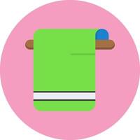 Towel Flat Icon for Creative Projects vector