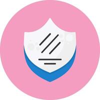 Shield Flat Icon for Creative Projects vector